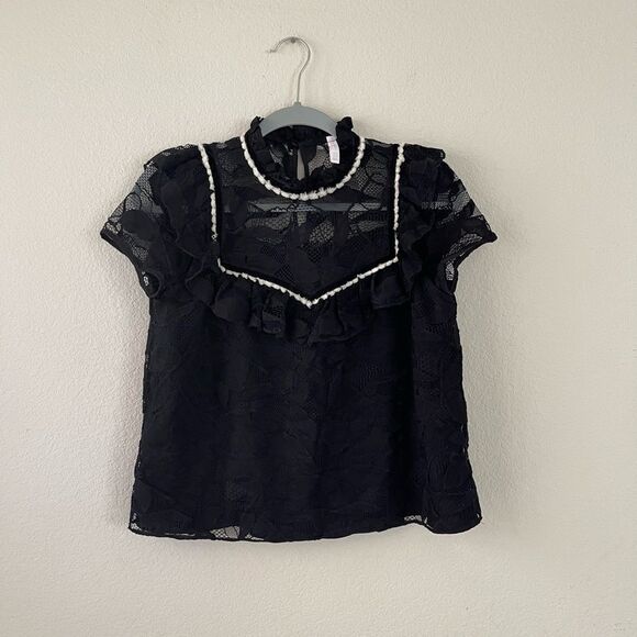 Zara Victorian lace style blouse - Picture 1 of 6